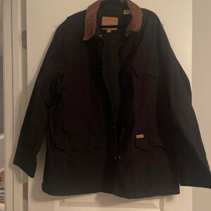 Powder Men's Black and Navy Jacket
